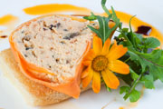 Elegant ricotta terrine